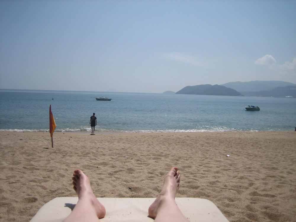 Our beach view